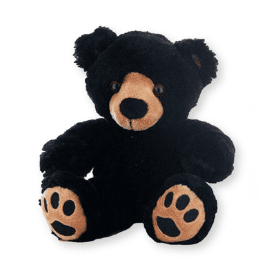 16 inch Black Teddy - Ready Made Gift Bear