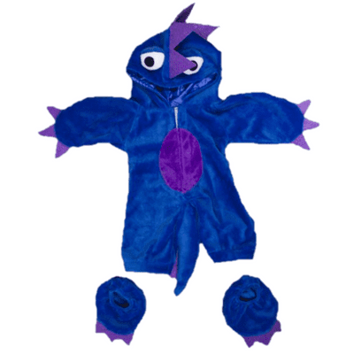 16 inch Blue and Purple Monster Outfit - CLEARANCE - Teddy Bear Clothes