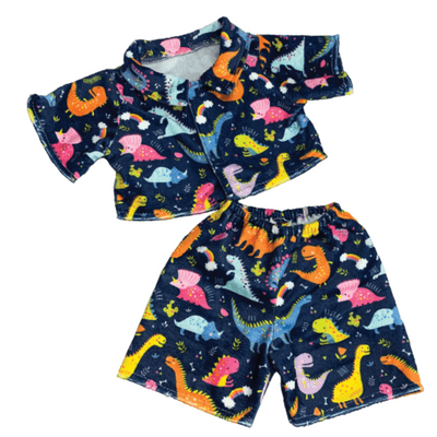 16 inch Blue Dinosaur PJ Pyjamas - Teddy Bear Clothes
