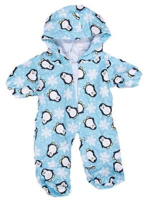 16 inch Blue Penguin Onesie - Teddy Bear Clothes