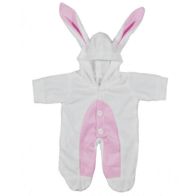 16 inch Bunny Rabbit Onesie - Teddy Bear Clothes