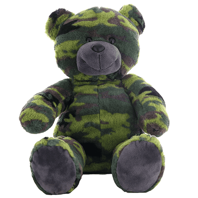 16 inch Camouflage Teddy - Ready Made Gift Bear