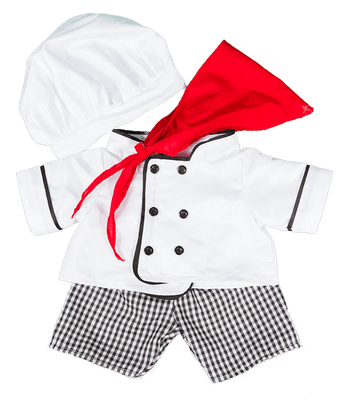 16 inch Chef's Outfit - Teddy Bear Clothes - Fits Build a Bear