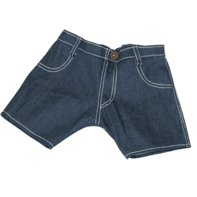 16 inch Denim Shorts - Teddy Bear Clothes
