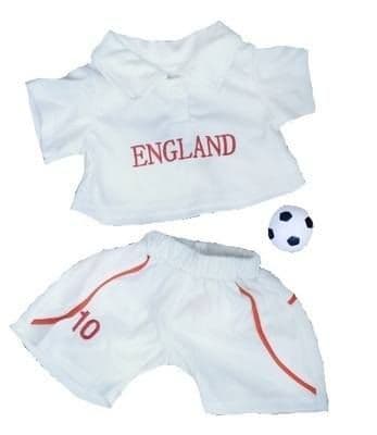 16 inch England Football Outfit - Teddy Bear Clothes