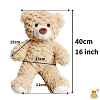 16 inch Farmer Outfit with Gingham Shirt - Teddy Bear Clothes