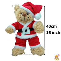 16 inch Father Christmas Santa Claus Outfit - Teddy Bear Clothes