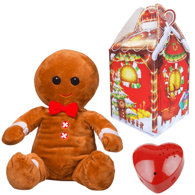 16 inch Gingerbread Boy - Christmas 60 Second Recordable Bear