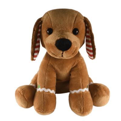 16 inch Gingerbread Dog - DIY Teddy Bear Kit no-sew