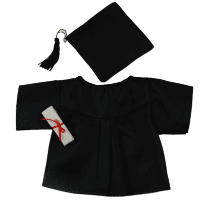 16 inch Graduation Gown - Teddy Bear Clothes