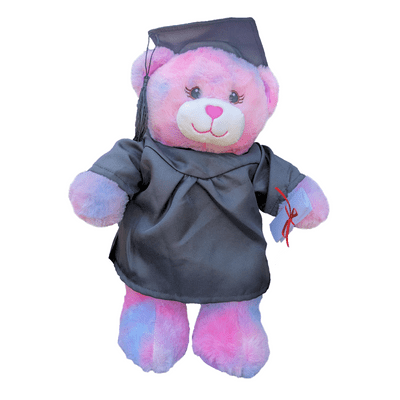 16 inch Graduation Purple Heart Teddy - Ready to Play - Graduation Gift Set