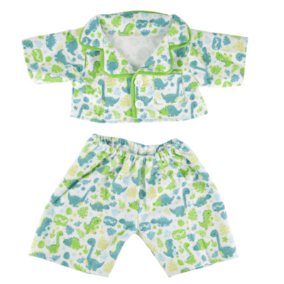 16 inch Green Dinosaur Pyjamas PJ - Teddy Bear Clothes