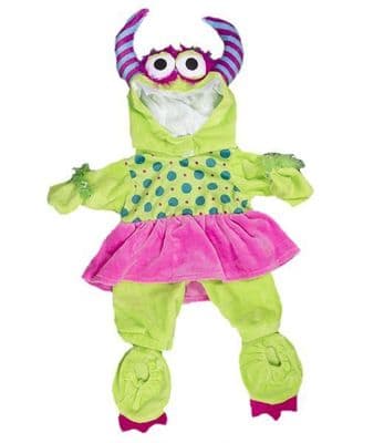 16 inch Green Girl Monster Outfit - Teddy Bear Clothes - CLEARANCE