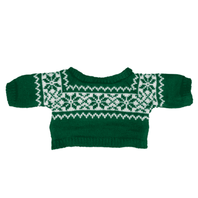 16 inch Green Sweater - Teddy Bear Clothes