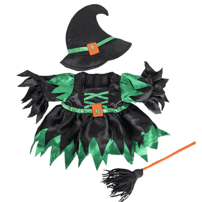 16 inch Green Witch - Teddy bear Clothes - SPECIAL PRICE