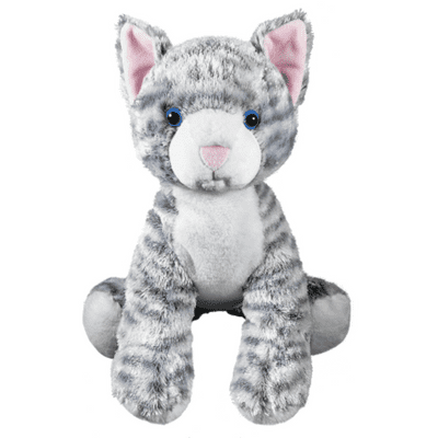 16 inch Grey Cat - DIY Teddy Bear Kit no-sew