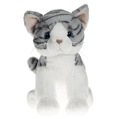 16 inch Grey Tabby Cat - DIY Teddy Bear Kit no-sew