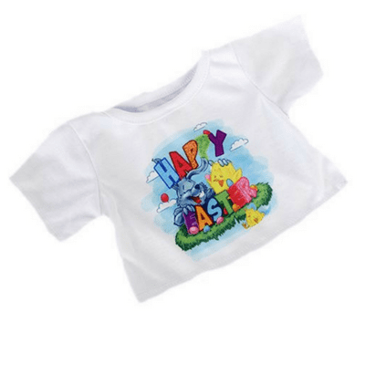 16 inch Happy Easter T-Shirt - Teddy Bear Clothes - CLEARANCE