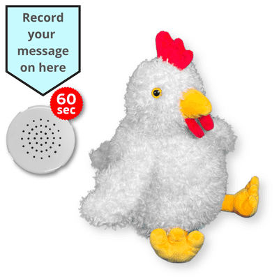 16 inch Henrietta the Hen - Voice Recording Teddy Bear