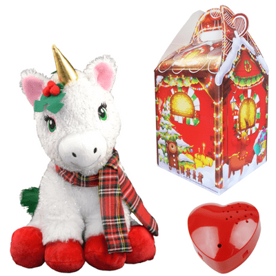 16 inch Holly the Christmas Unicorn - Christmas 60 Second Recordable Bear