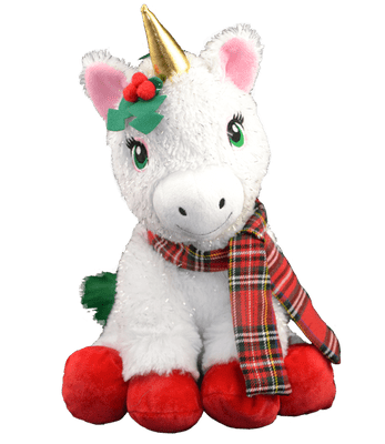 16 inch Holly the Christmas Unicorn  - DIY Teddy Bear Kit no-sew