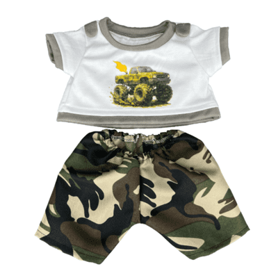 16 inch Hot Wheels Army Outfit - Teddy Bear Clothes