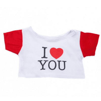 16 inch I Love You - Teddy Bear Clothes