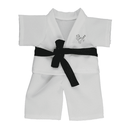 16 inch Karate Outfit with black belt - Teddy Bear Clothes