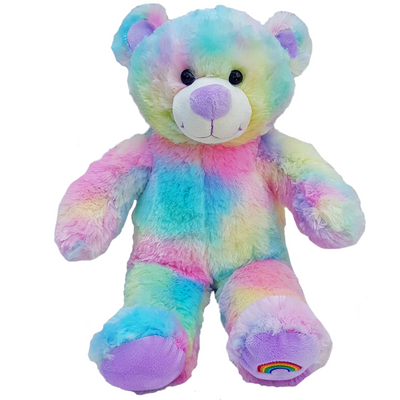 16 inch Magical Rainbow Teddy - Build a Teddy Bear at Home Kit