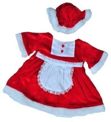 16 inch Mrs Father Christmas Santa Claus Outfit - Teddy Bear Clothes