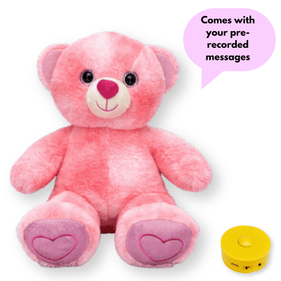 16 inch Mulberry the Teddy - Pre-Recorded Message Bear