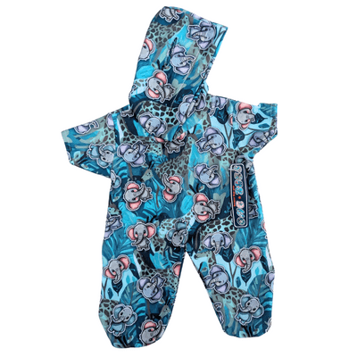 16 inch Onezee - Elephant Sleeper PJ Pyjamas - Teddy Bear Clothes