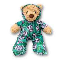 16 inch Onezee - Panda Sleeper PJ Pyjamas - Teddy Bear Clothes