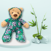 16 inch Onezee - Panda Sleeper PJ Pyjamas - Teddy Bear Clothes