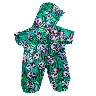 16 inch Onezee - Panda Sleeper PJ Pyjamas - Teddy Bear Clothes