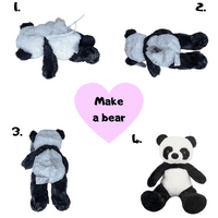16 inch Panda - DIY Teddy Bear Kit no-sew
