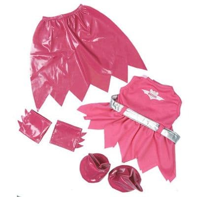 16 inch Pink Bat Girl Outfit - CLEARANCE - Teddy Bear Clothes