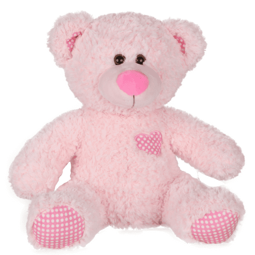 16 inch Pink Classic Teddy - DIY Teddy Bear Kit no-sew