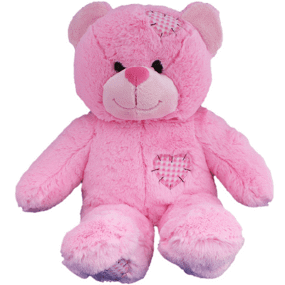 16 inch Pink Patch Teddy - Bear Making Kit
