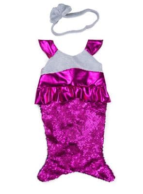 16 inch Pink Sequin Mermaid Outfit - SPECIAL OFFER - Teddy Bear Clothes