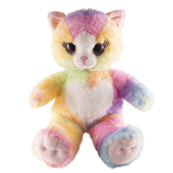 16 inch Rainbow Cat - DIY Teddy Bear Kit no-sew