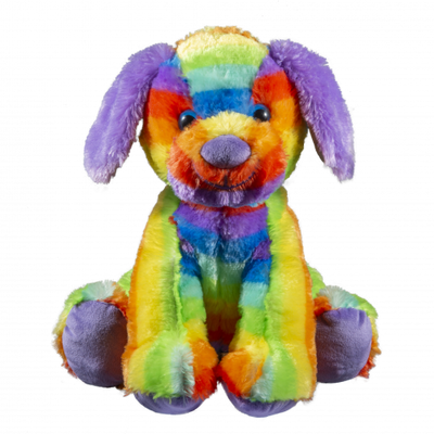 16 inch Rainbow Dog - DIY Teddy Bear Kit no-sew