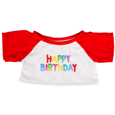 16 inch Red Birthday - Teddy Bear Clothes Accessories