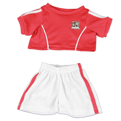 16 inch Red Football Outfit - Teddy Bear Clothes