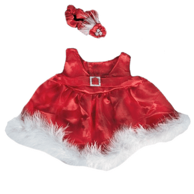 16 inch Red Silky Dress - Teddy Bear Clothes - SPECIAL PRICE