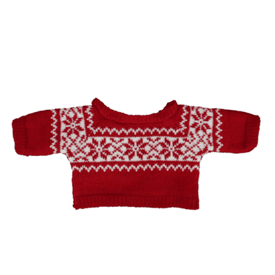 16 inch Red Sweater - Teddy Bear Clothes