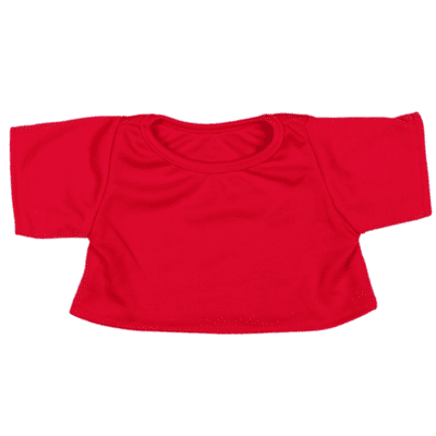16 inch Red T-Shirt  - Teddy Bear Clothes