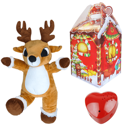 16 inch Reindeer - Christmas 60 Second Recordable Bear