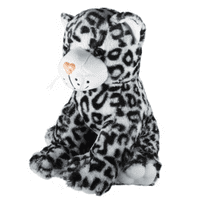 16 inch Snow Leopard - DIY Teddy Bear Kit no-sew