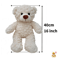 16 inch Snow Leopard - DIY Teddy Bear Kit no-sew